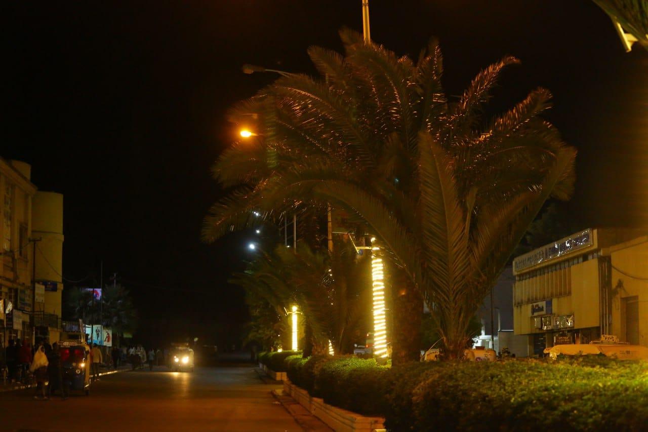 Gondar at night