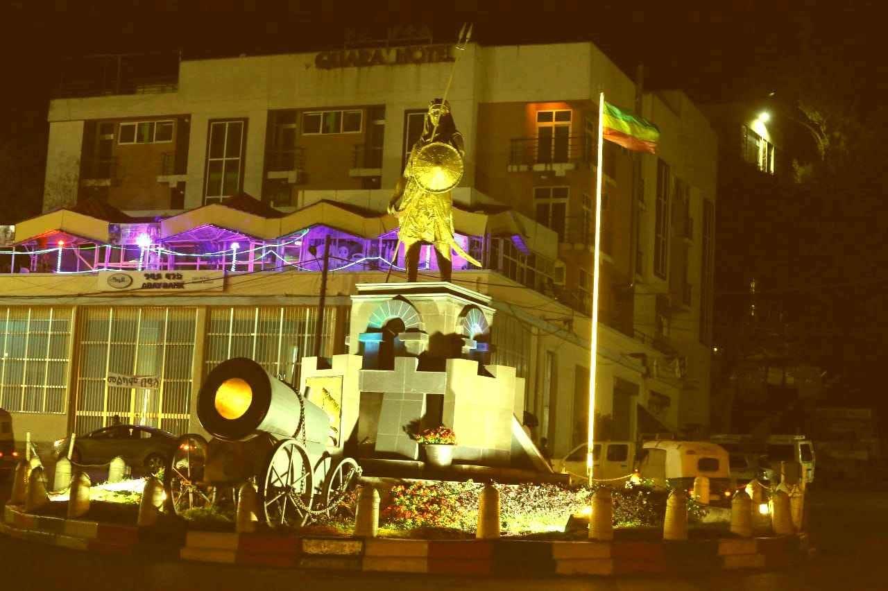 Gondar at night
