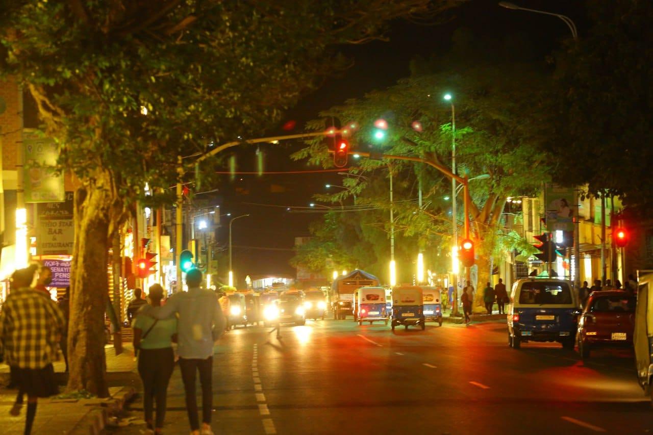 Gondar at night