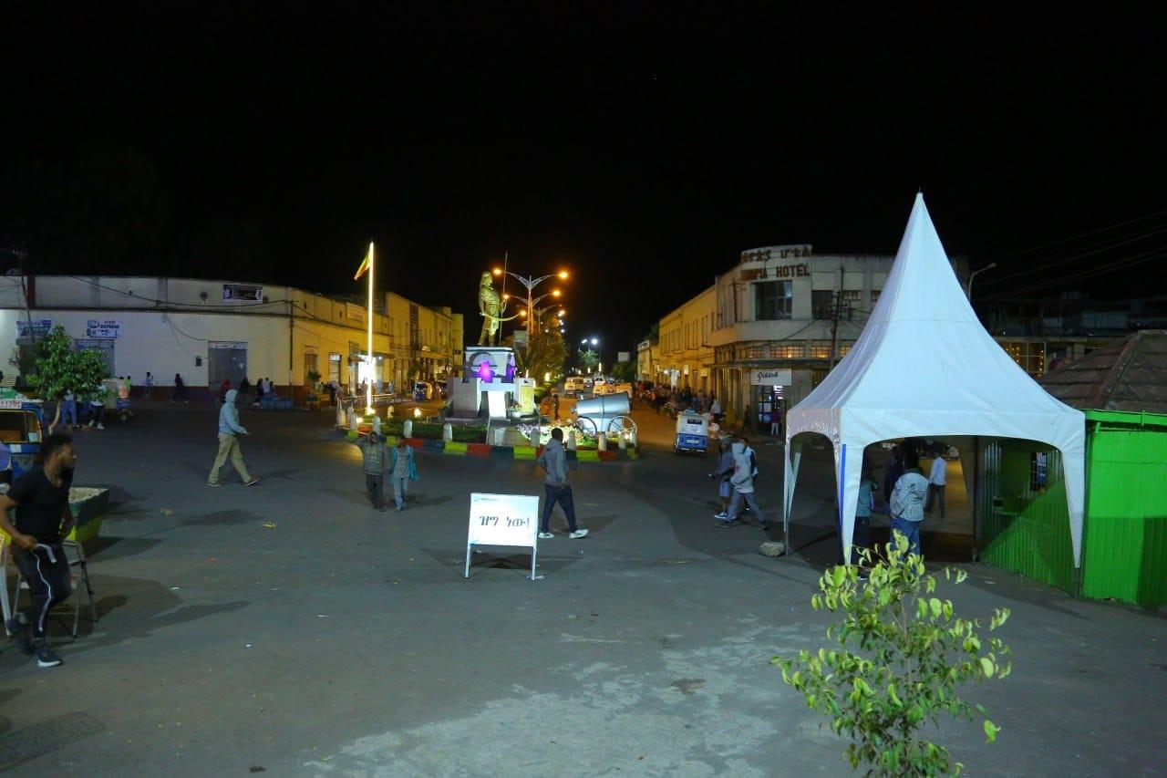Gondar at night